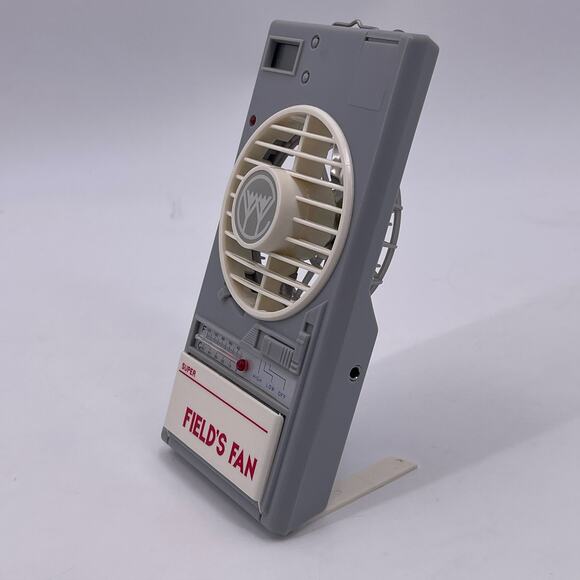 Vintage Enterprex Super Fields Fan Mirror Flash Light Clock Hanger Portable - Picture 2 of 11